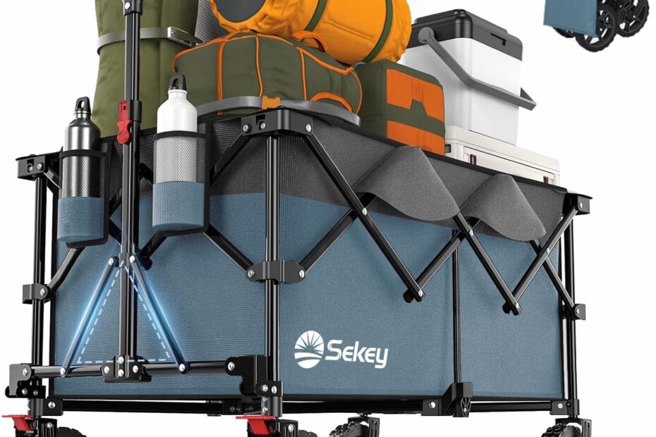 Ultimate Review: Sekey 220L Collapsible Wagon - Your All-Terrain Heavy-Duty Companion!