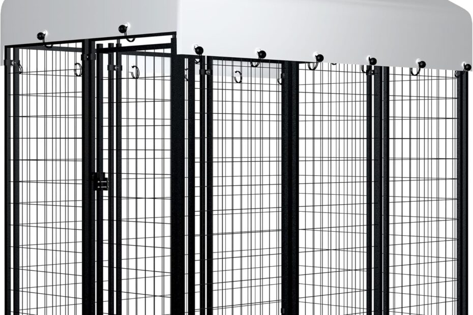 Ultimate Review: The 6'x4'x6' Heavy-Duty Outdoor Dog Kennel for Happy Pups!