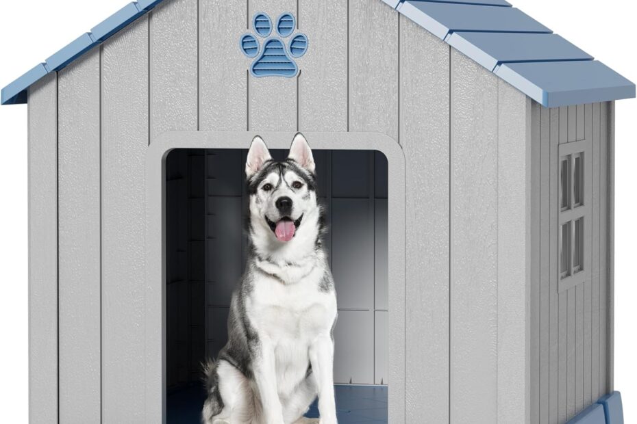 Ultimate Review: Weatherproof Large Dog House for Comfort & Convenience!