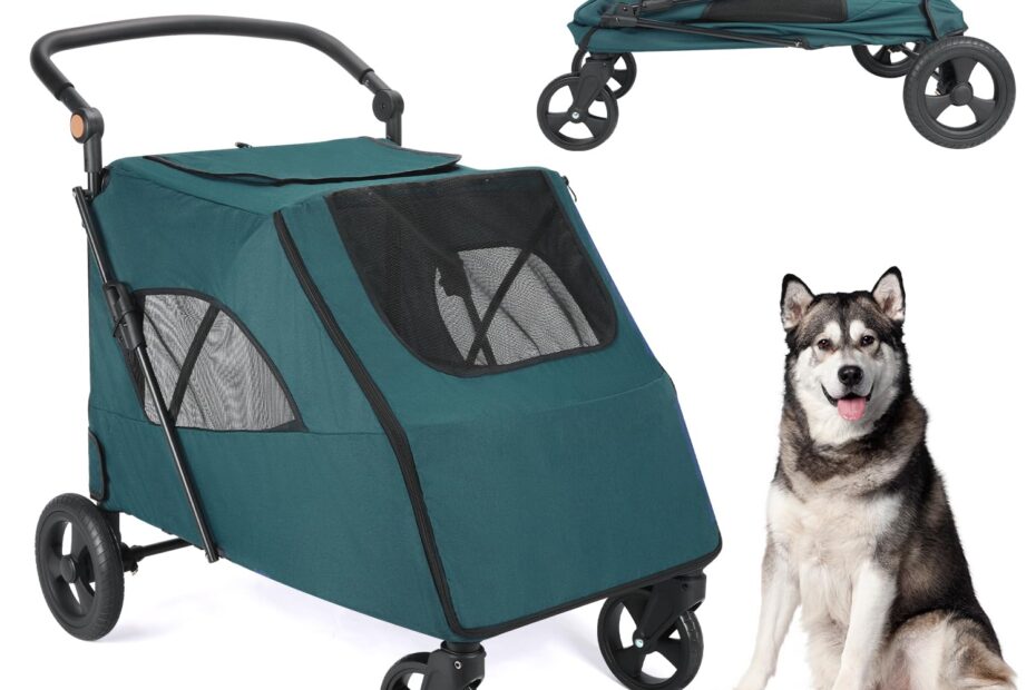 Unleash Adventure: The Ultimate Foldable Dog Stroller for All Sizes!
