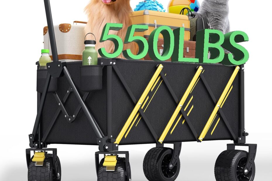 Unleash Adventure: The Ultimate Foldable Wagon for Every Outdoor Activity!