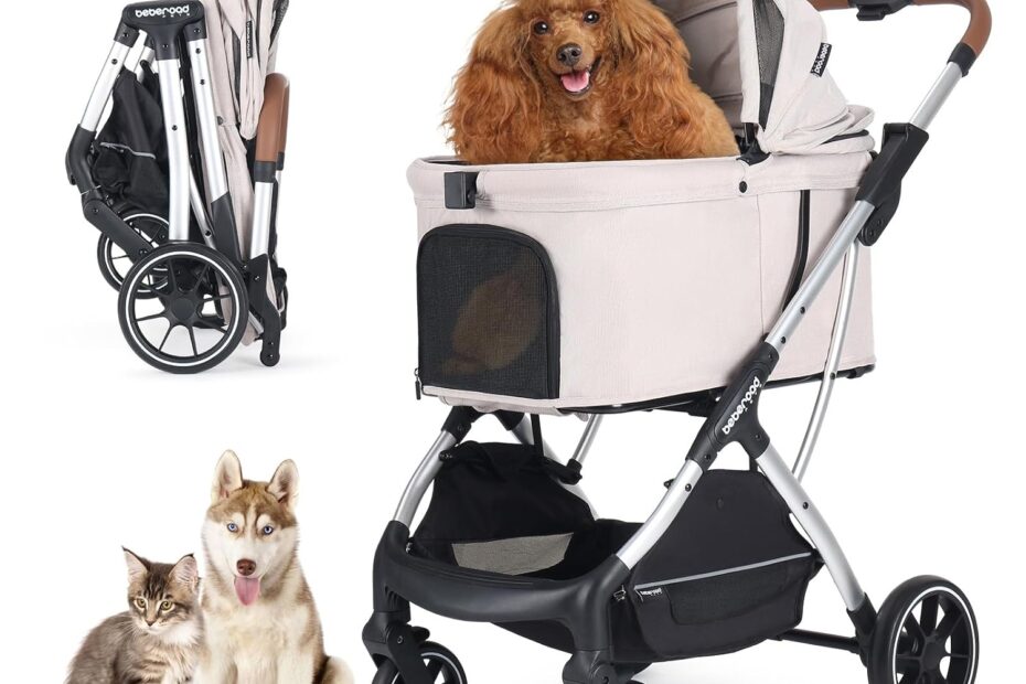Unleash Comfort: The T5 Luxury Pet Stroller Review