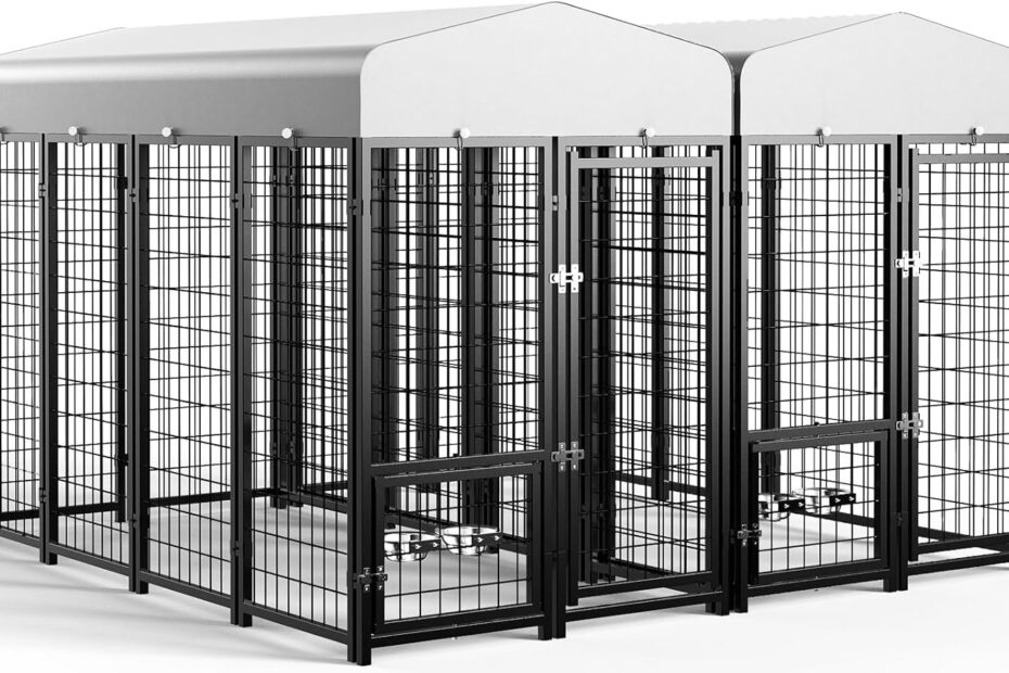 Unleash Freedom: SINO LUBAN Heavy-Duty Outdoor Dog Kennel Review