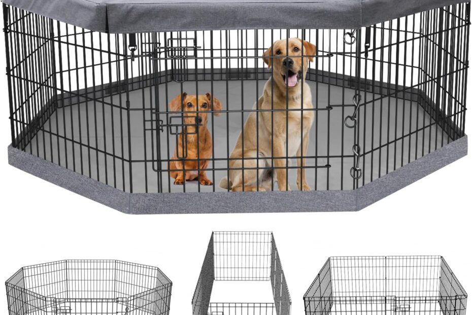 Unleash Fun: A Review of the PETIME Foldable Metal Dog Exercise Pen