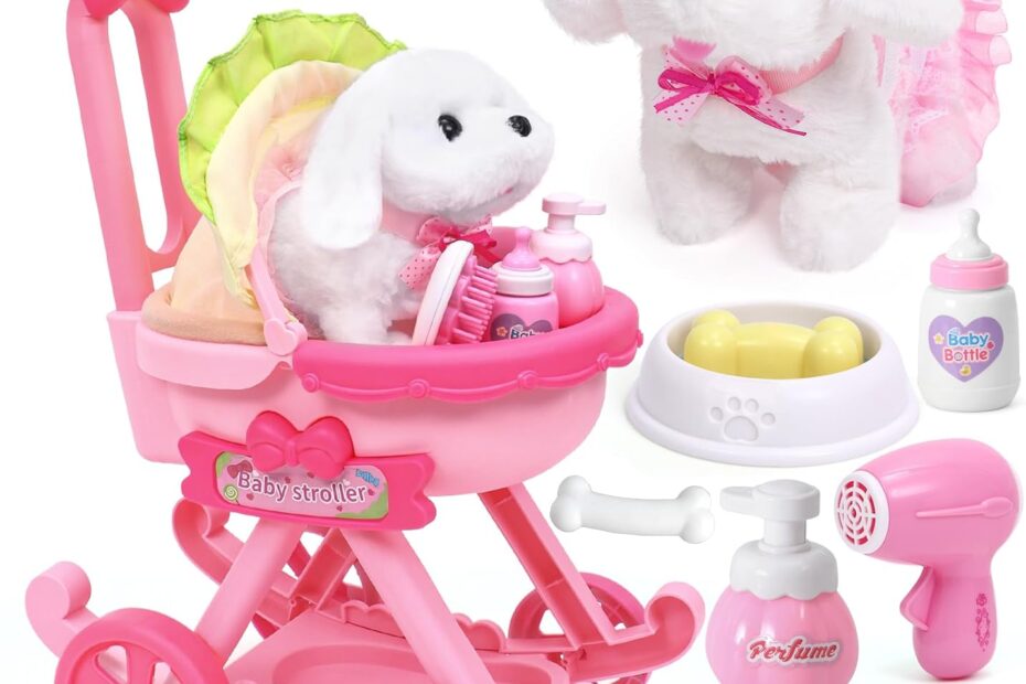 Unleash Fun: Golray Interactive Stuffed Dog Toys – Perfect Gifts for Little Girls!