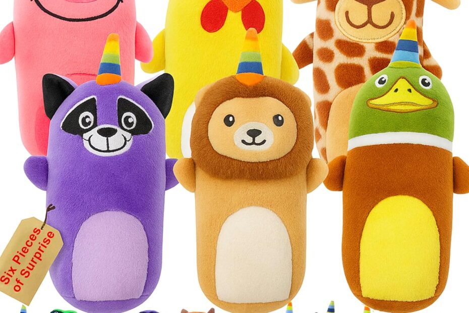Unleash Fun: Jalousie’s 5 Pack Plush Squeaky Dog Toys Review