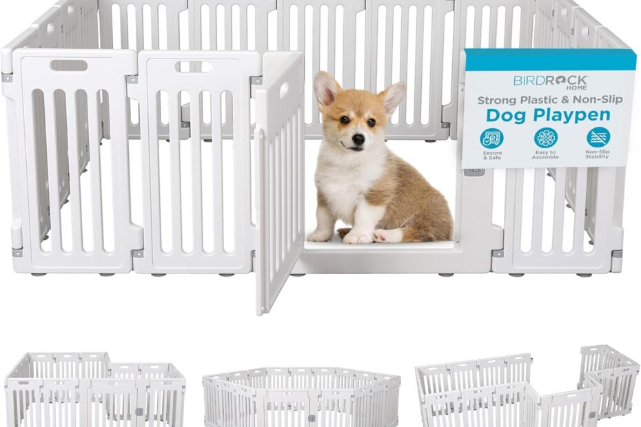 Unleash Fun: Review of the BIRDROCK HOME 16-Panel Dog Playpen