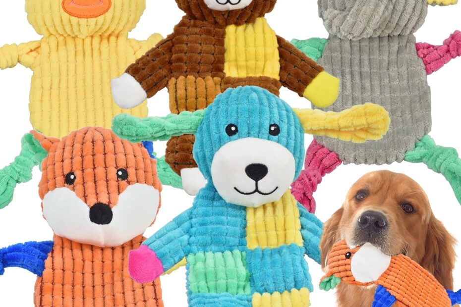 Unleash Fun: The Ultimate 5Pcs Squeaky Dog Toy Bundle Review!