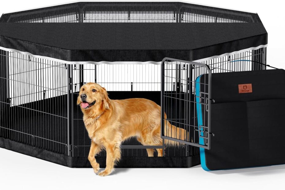 Unleash Fun: Top Review of the PJYuCien Portable Dog Playpen!