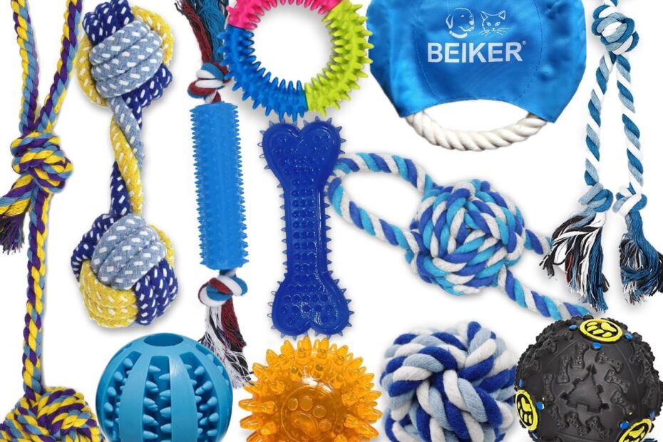 Unleash Happiness: The Ultimate 15-Pack Beiker Dog Teething Chew Toys Review!