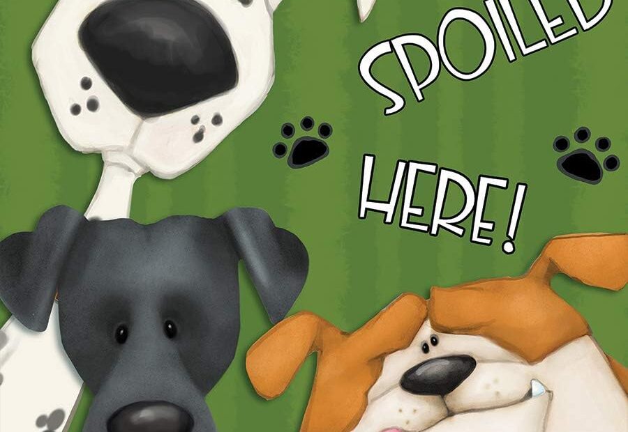 Welcome Fall with the Briarwood Lane Spoiled Dogs House Flag!