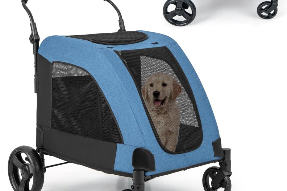 Adventure Awaits: Discover the Giantex Extra Large Pet Stroller for Senior Dogs!