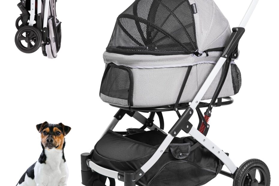 Adventure Awaits: Review of the Foldable Pet Stroller for Dogs and Cats