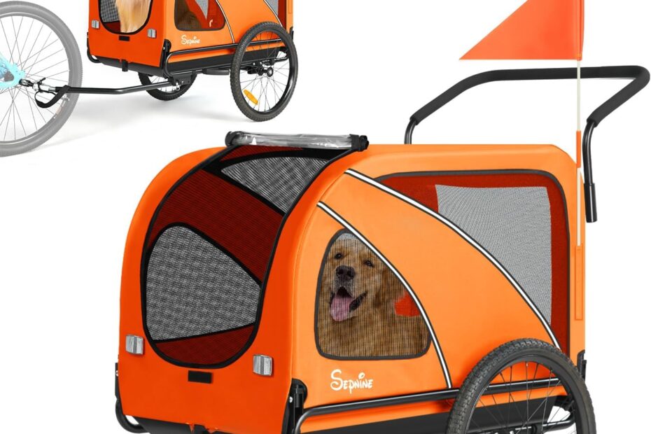 Adventure Awaits: The Sepnine Dog Bike Trailer Review for Pawsome Outings!