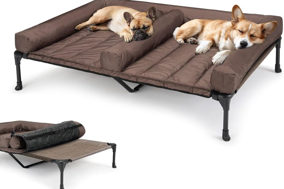 Beat the Heat: Veehoo Elevated Cooling Dog Bed Review for Your Furry Friends!