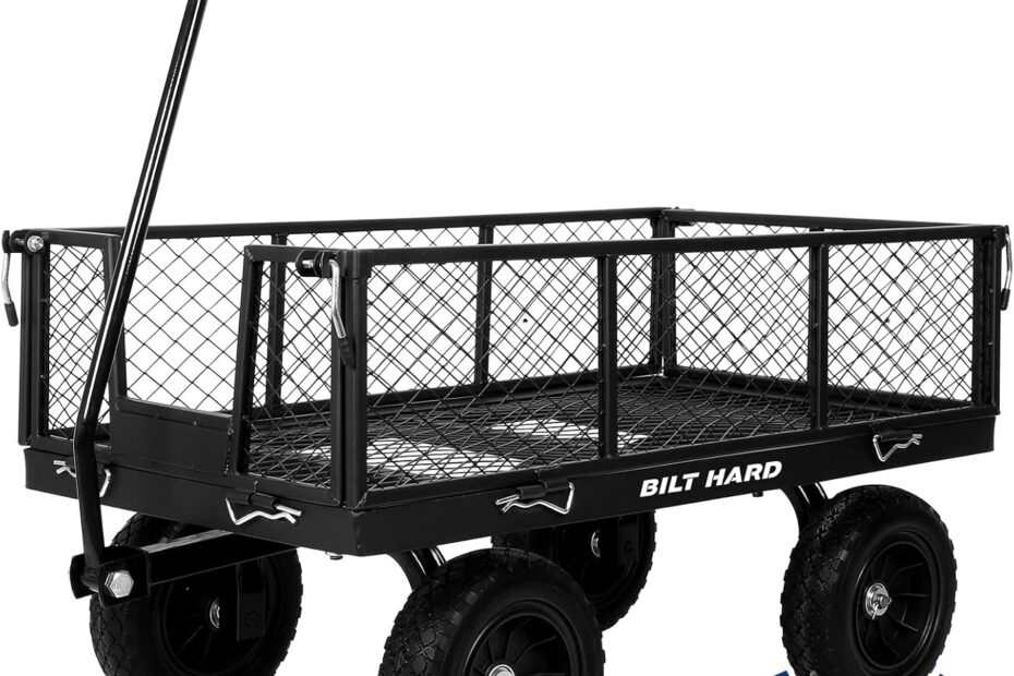 BILT HARD Garden Cart: The Ultimate Heavy-Duty Solution for Your Outdoor Needs!