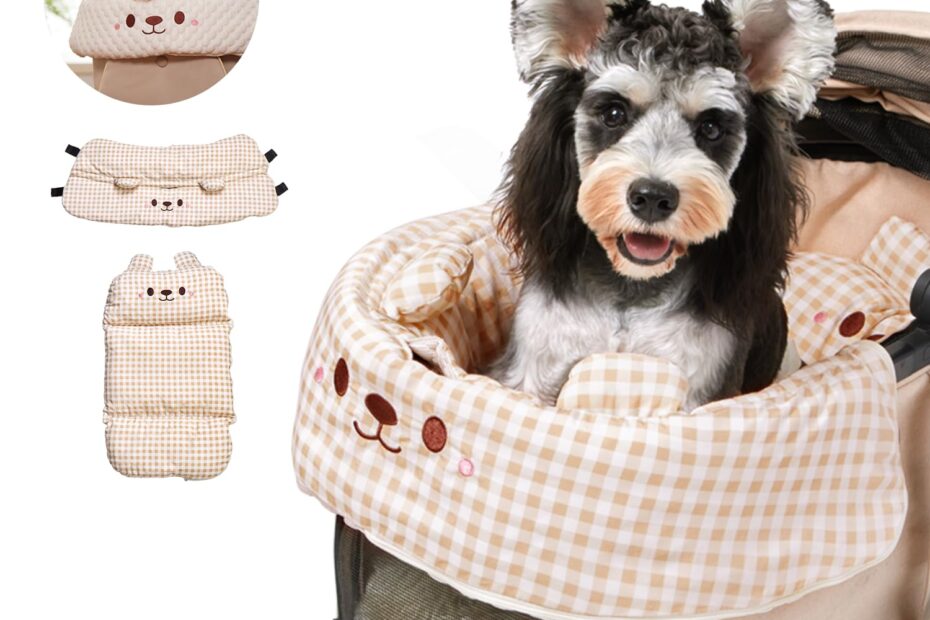 Chill Out: The Ultimate Removable Cooling Cushion for Your Pet's Stroller!