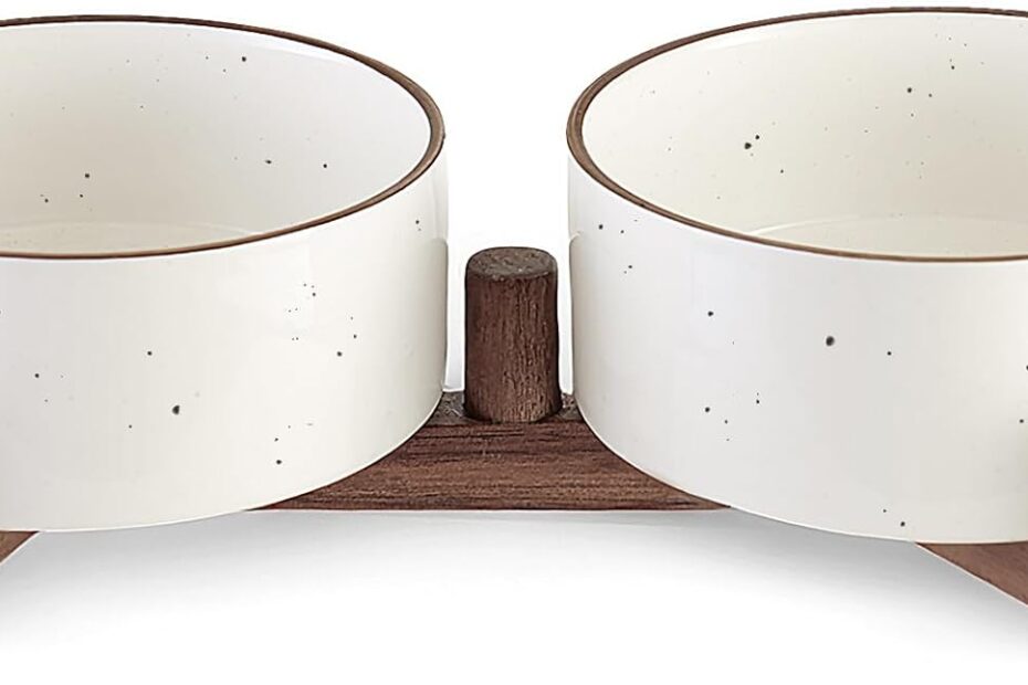 Dining in Style: Getstar Ceramic Dog Bowls with Wooden Stand Review