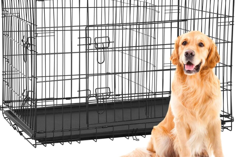 Discover Comfort and Convenience: The BestPet 42" Double-Door Dog Crate Review