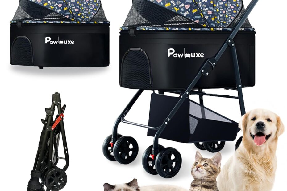 Discover Comfort On-the-Go: The 4 Wheels Pet Stroller Review