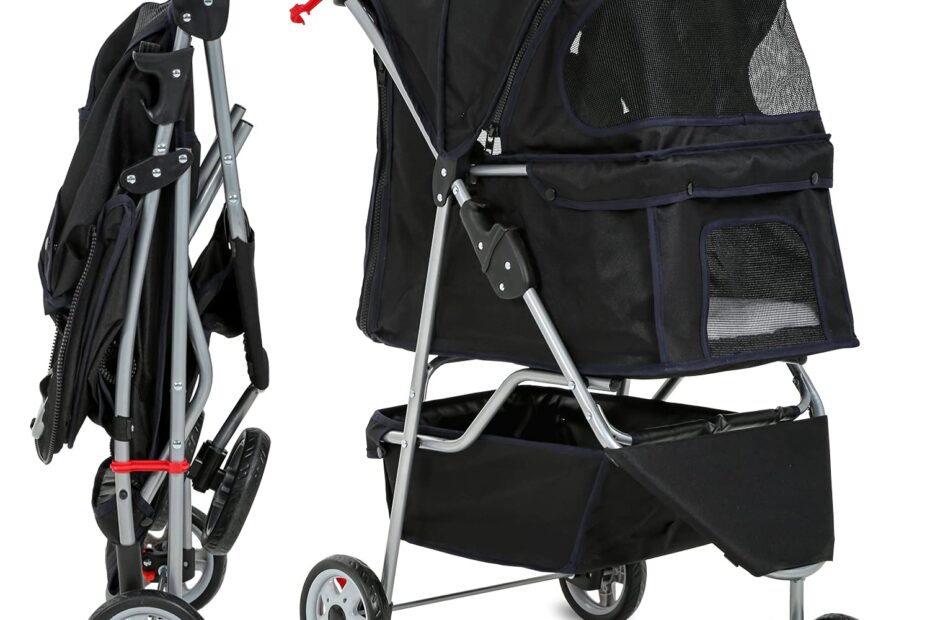 Discover the HCY Folding Dog Stroller: The Ultimate Pet Travel Companion!