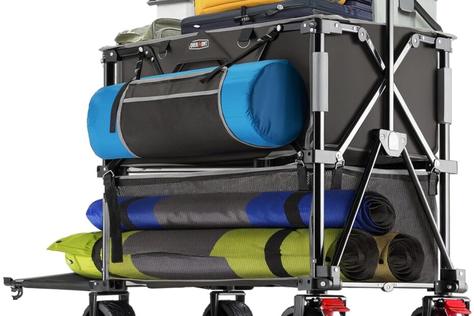 Discover the Overmont 400L Foldable Double Decker Wagon: Your Ultimate All-Terrain Companion!