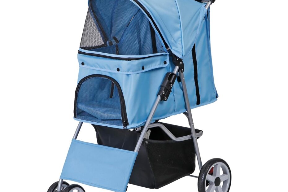 Discover the Ultimate 4 Wheels Pet Stroller: Perfect for Your Furry Friends!