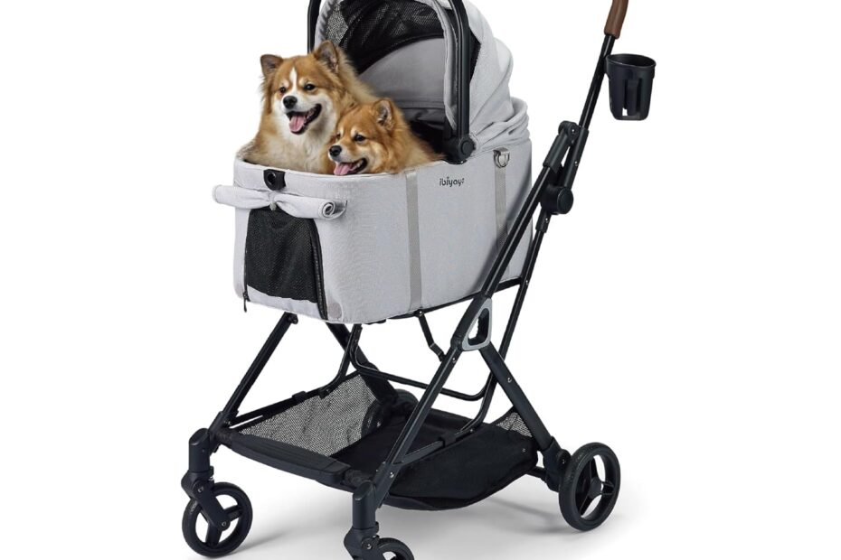 Discover the Ultimate Comfort: ibiyaya Tinker 3-in-1 Pet Stroller for Small Pets!