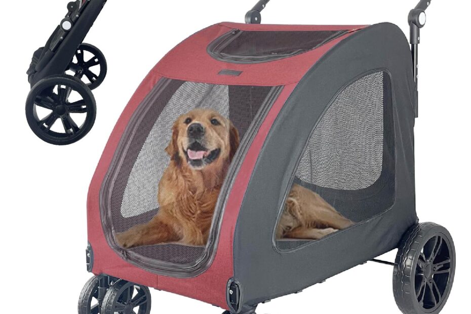 Discover the Ultimate Comfort: Review of the Extra Large Dog Stroller for Medium & Large Pets
