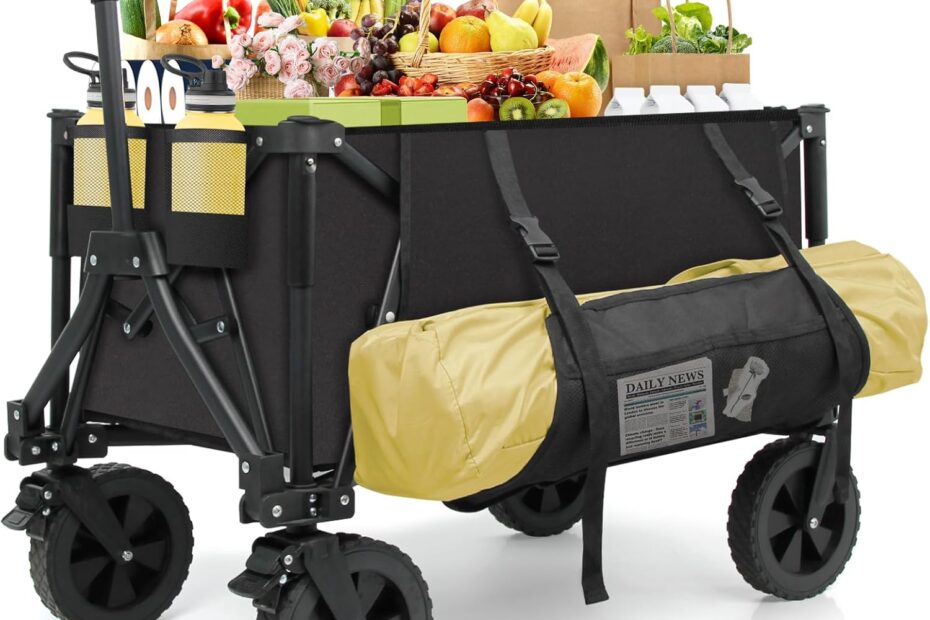 Discover the Ultimate Utility: A Review of the Foldable Cart Wagon for All Your Adventures!