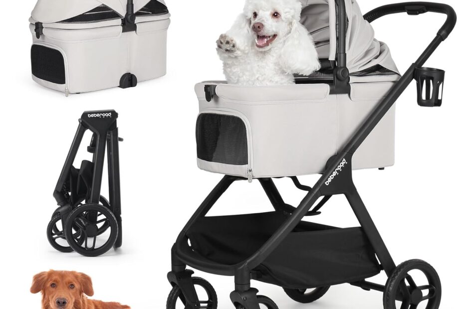 Discover the X-5 Luxury Pet Stroller: Comfort and Style for Your Furry Friends!