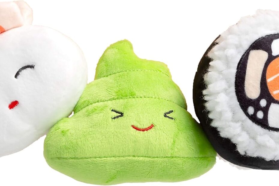 Dive into Fun: Pearhead Sushi Plush Toys for Your Furry Friend!