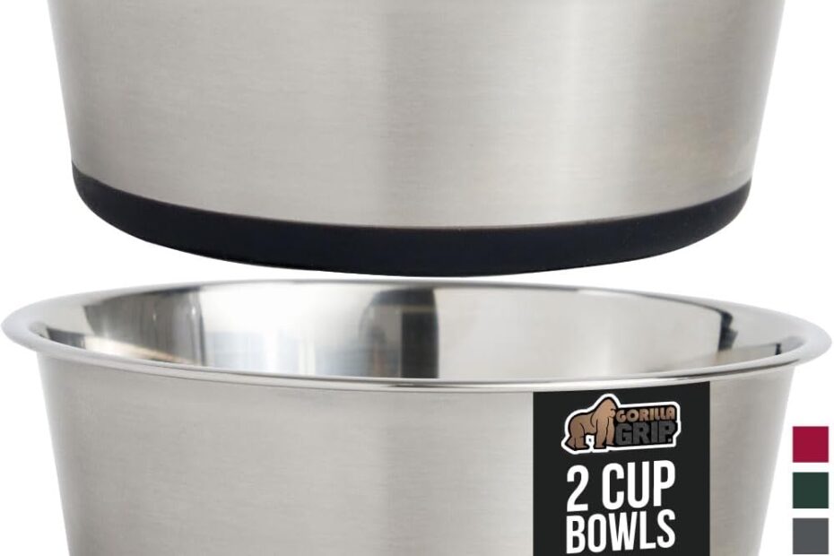 Durability Meets Style: GORILLA GRIP Heavy Duty Dog Bowls Review