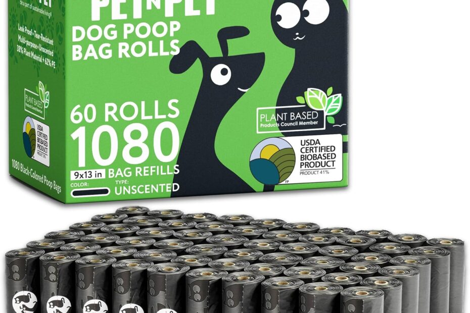 Eco-Friendly Cleanup: A Review of Pet N Pet 1080 Counts Black Poop Bags for Dogs