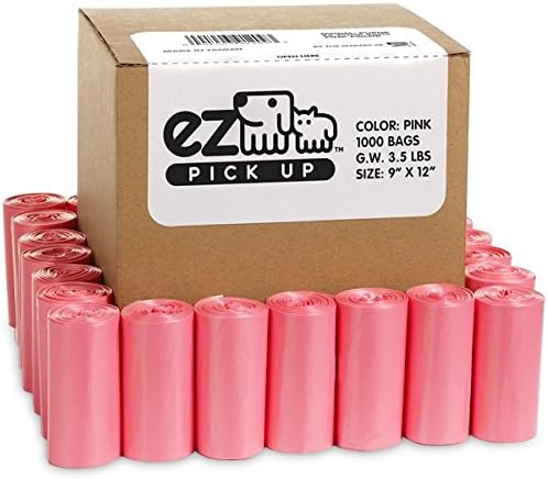 Eco-Friendly Pink Poop Bags: The Ultimate 1000 Count Solution for Pet Waste Disposal!
