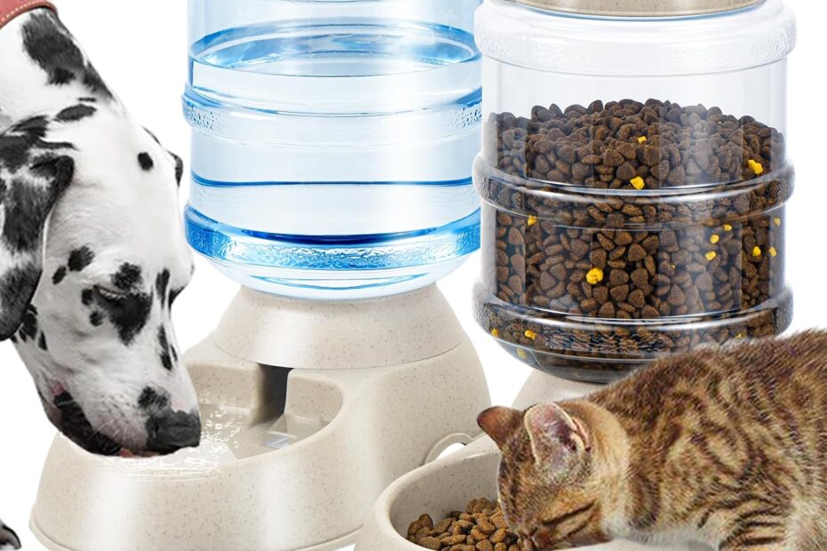 Effortless Pet Care: Review of the 2 Pack Automatic Cat Feeder & Water Dispenser