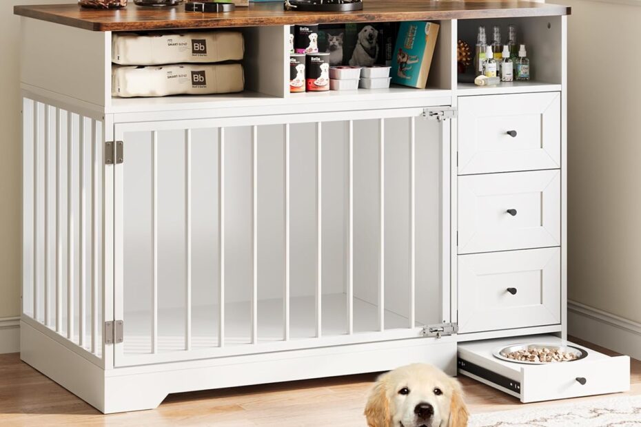 Elegant & Functional: The Ultimate 48'' Dog Crate Furniture Review!