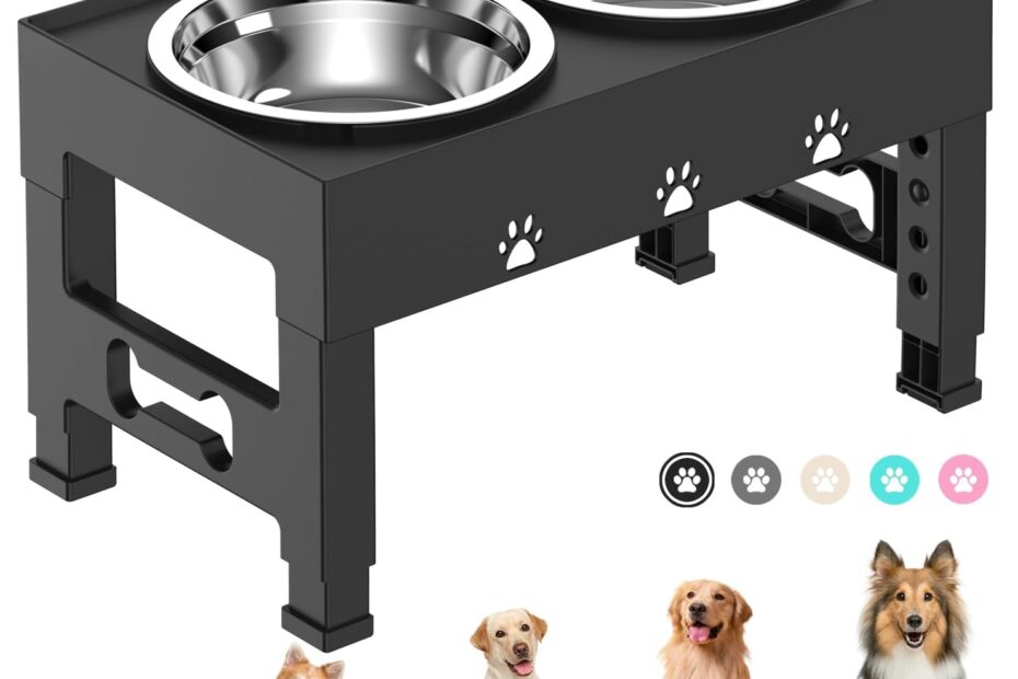 Elevate Mealtime: Adjustable Dog Bowls for Happy, Healthy Pets!