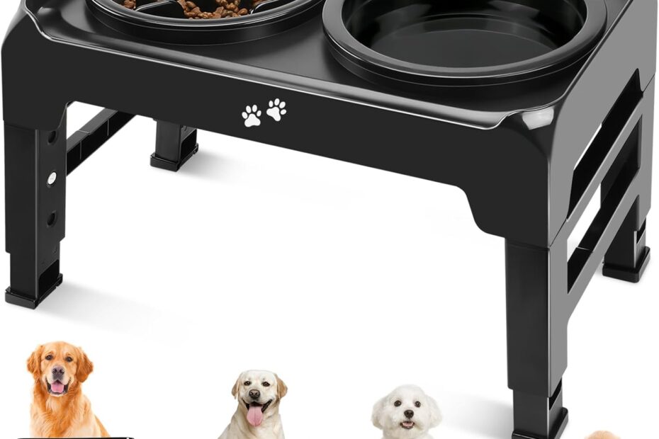 Elevate Mealtime: The Ultimate 2-in-1 Adjustable Dog Feeder for Happy, Healthy Pets!