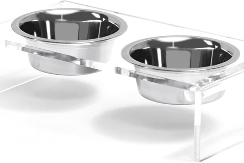 Elevate Mealtime: The Ultimate Acrylic Feeder for Cats and Small Dogs