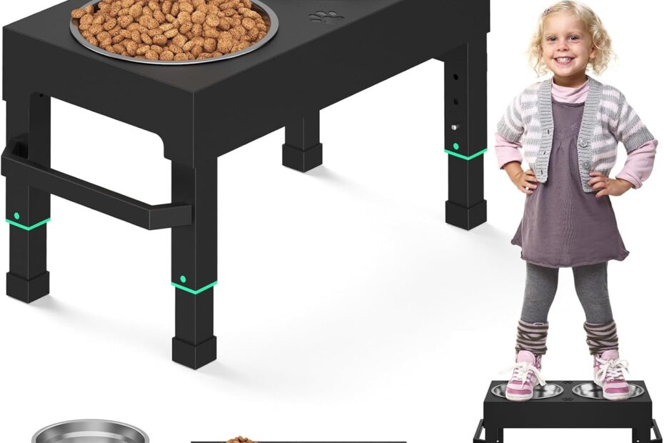 Elevate Mealtime: The Ultimate Adjustable Dog Bowl Stand for Large Breeds