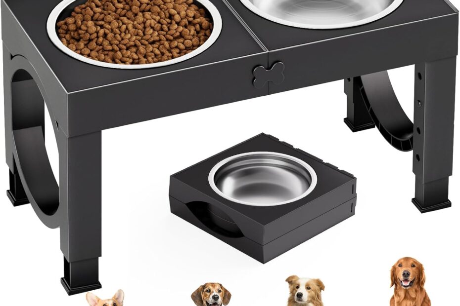 Elevate Your Pet's Dining: Review of XIAZ Adjustable Dog Bowl Stand
