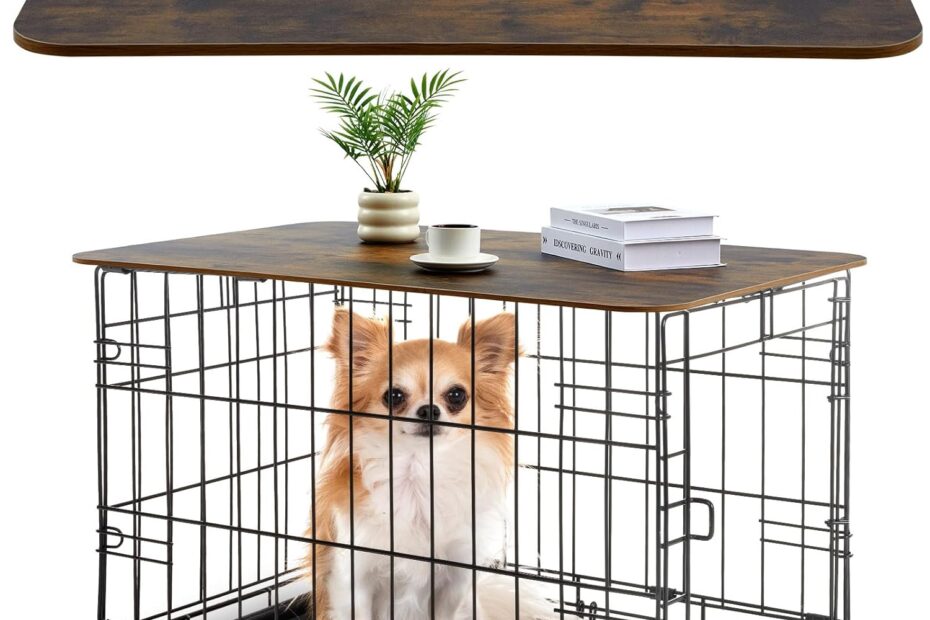 Elevate Your Pet's Style: Reviews of the Rustic Dog Crate Topper
