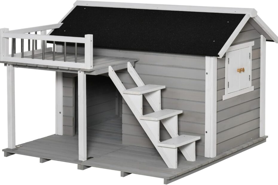 Elevate Your Pup's Comfort: PawHut Wooden Dog House Review