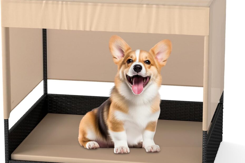 Elevate Your Pup's Comfort: PETSITE Wicker Dog House Review