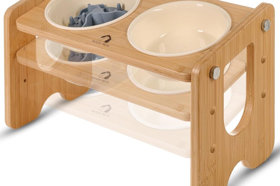 Elevate Your Pup's Dining Experience: The Best Adjustable Bamboo Dog Bowls