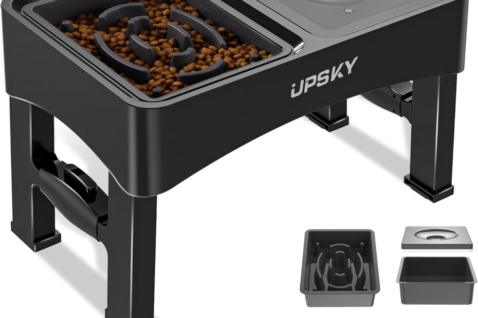 Elevate Your Pup's Dining: Review of the UPSKY 2-in-1 Adjustable Dog Bowls