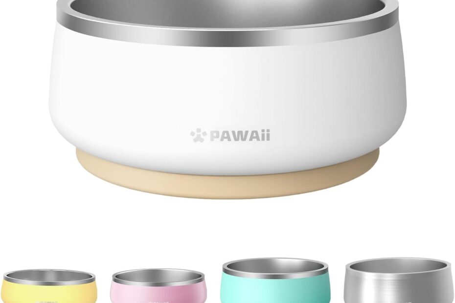 Elevate Your Pup's Mealtime with the Pawaii Non-Slip Dog Bowl!