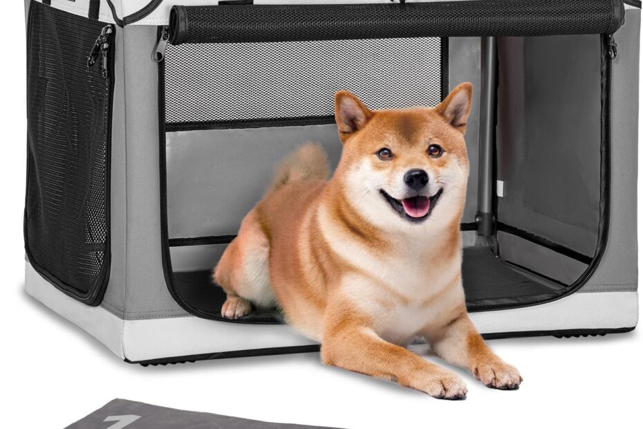 Elevate Your Travel with the PETSFIT Soft Sided Dog Crate: Comfort on the Go!