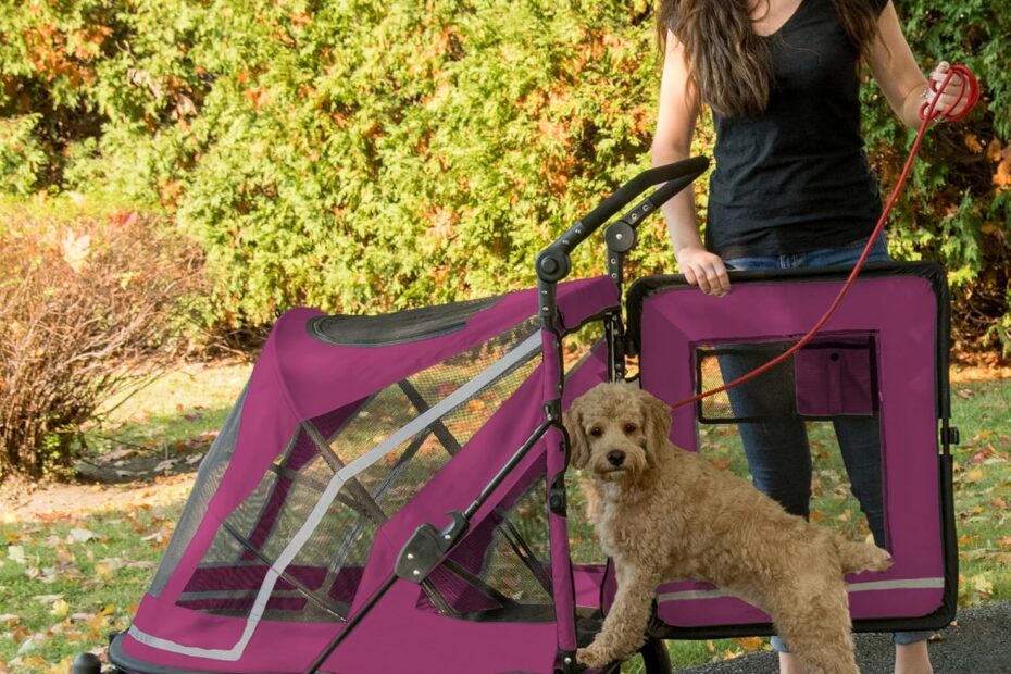 Experience Effortless Pet Outings with the Pet Gear NO-Zip Stroller!